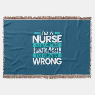 Couverture Cadeau infirmière | Je Suis Infirmière Pour Gagner