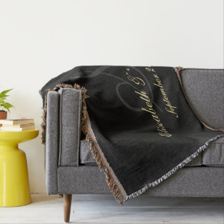 Couverture Cadeau Mariage personnalisé pour un couple marié r