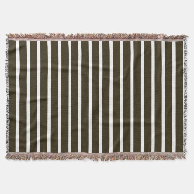 Couverture Café Mocha Neutral Stripes (Devant)