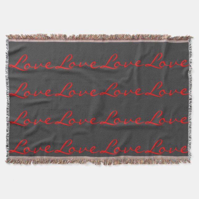 Couverture Calligraphie tendance Grey Red Love Mariage (Devant)