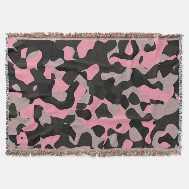 Couverture Camo rose et noir (Devant)