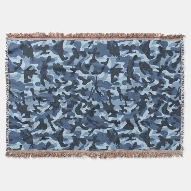 Couverture Camouflage bleu (Devant)