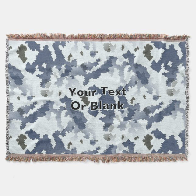 Couverture Camouflage d'hiver fractal (Devant)