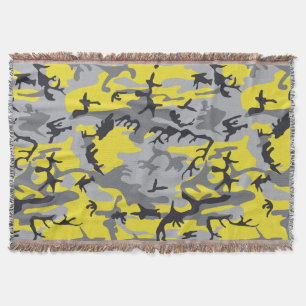 Couverture Camouflage jaune et gris, Militaire, Armée