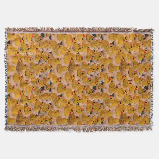Couverture Canards en caoutchouc jaune Motif animal (Devant)