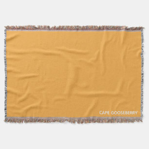 Couverture Cape Gooseberry yellow color name