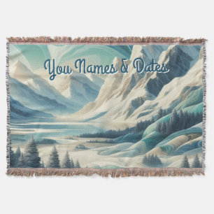 Couverture Capturer Art Hiver Scène & Cristaux de neige et de