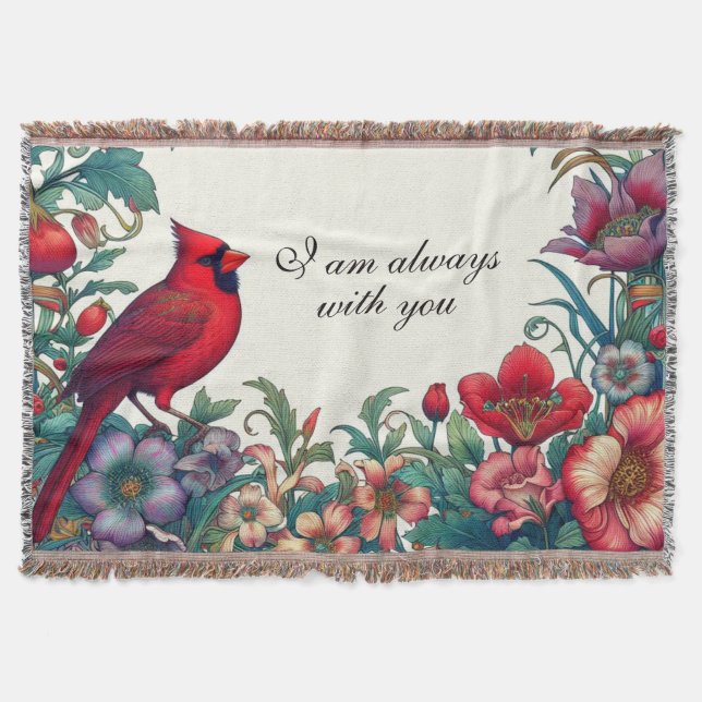 Couverture Cardinal Rouge Cadeaux Sympathy Keepsaké Memorial (Devant)