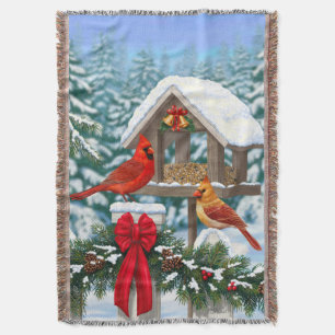Couverture Cardinaux et nourriciers d'oiseaux de Noël