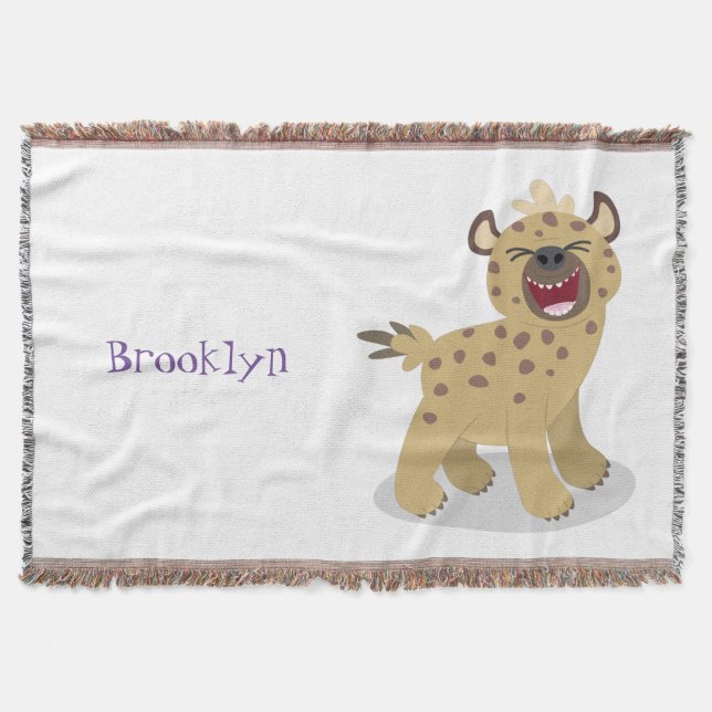 Couverture Caricature amusante hyena riant illustration (Devant)