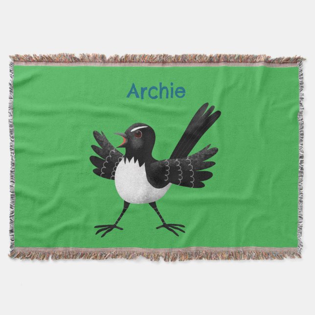 Couverture Caricature de Willie Wagtail australienne personna (Devant)