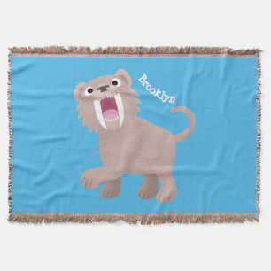 Couverture Caricature du tigre mignon Saber Toothed Smilodon