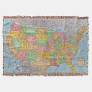 Couverture Carte 3 des Etats-Unis