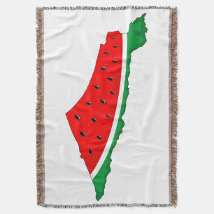 Couverture Carte de Palestine Watermelon Symbole de la libert