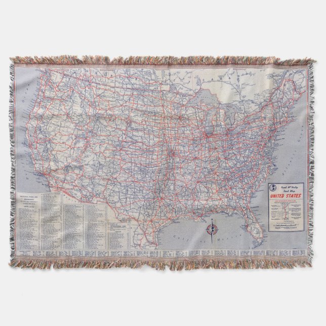 Couverture Carte de route Etats-Unis (Devant)