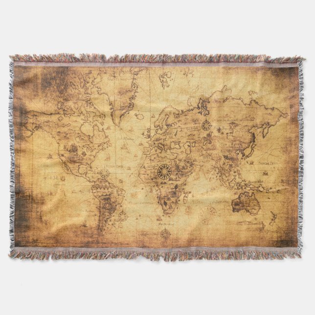 Couverture Carte du Vieux-Monde : Parchemin Vintage (Devant)