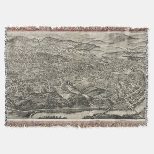 Couverture Carte imagée vintage d'Asheville NC (1912)