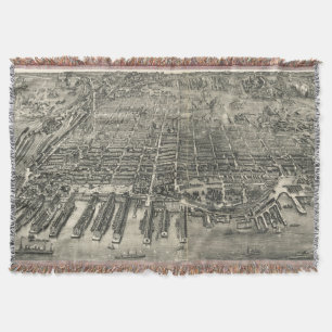 Couverture Carte imagée vintage de Hoboken NJ (1904)