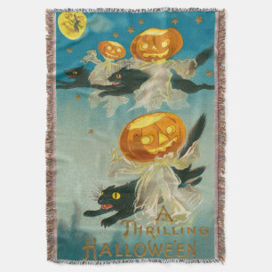 Couverture Carte postale de Halloween vintage kitsch et insol