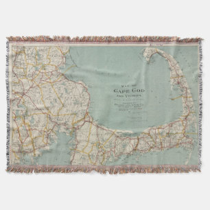 Couverture Carte vintage de Cape Cod (1917)