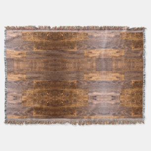 Couverture Cèdre motif de bois rustique