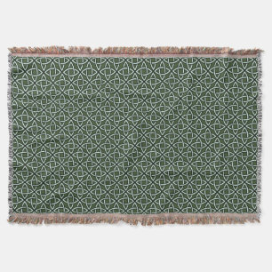 Couverture celtique irlandaise de jet de noeud
