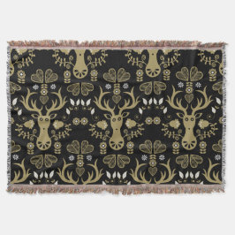 Couverture Cerf d'art populaire scandinave