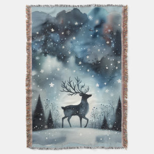 Couverture Cerf de Nuit d'Hiver Étoilé