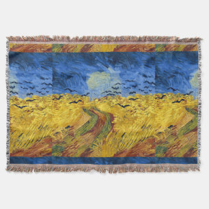 Couverture Champs de blé de Van Gogh peinture impressionniste