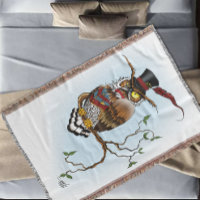 Chapeau haut de forme de hibou élégant victorien s