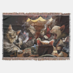 Couverture Chats jouant au poker