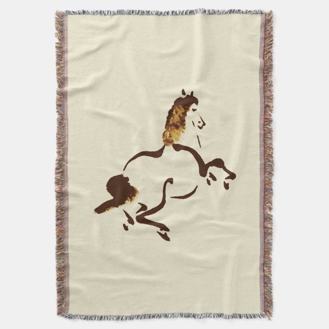 Couverture Cheval chinois vintage (devant Vertical)