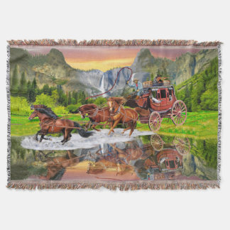 COUVERTURE CHEVAUX DE RELAIS WELLS FARGO