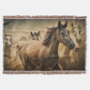 Couverture Chevaux du quartier américain courant ensemble