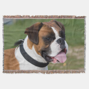Couverture Chien de chiot blanc et de chien de boxe