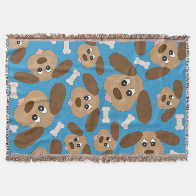 Couverture Chien de sourire mignon avec de grandes oreilles (Devant)