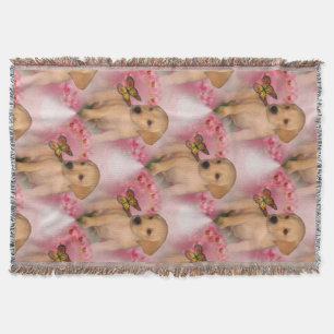 Couverture Chien Motif de Chien de Chien du Laboratoire Jaune