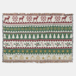 Couverture Christmas is cozy and refreshing Throw Blanket