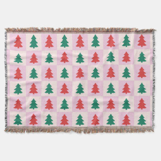 Couverture Christmas Trees Throw Blanket