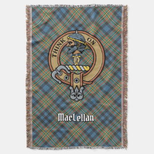 Couverture Cimier du clan MacLellan sur tartan ancien