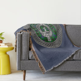 Couverture Clan Davidson Crest & Tartan Knot