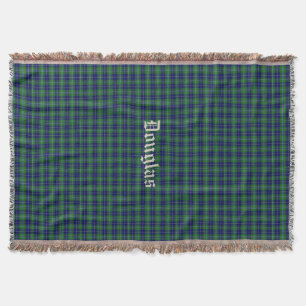 Couverture Clan Douglas Tartan Plaid Cube à lancer sur mesur