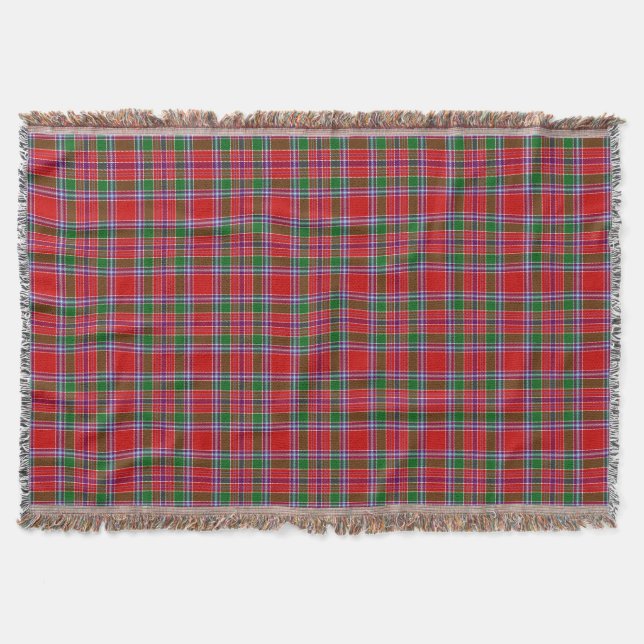 Couverture Clan écossais Burrell Tartan Plaid (Devant)