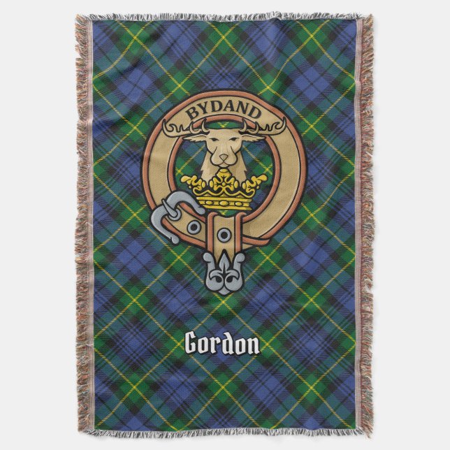 Couverture Clan Gordon Crest over Tartan (devant Vertical)