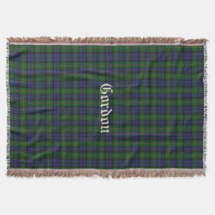 Couverture Clan Gordon Tartan Plaid Cube De Jeu Personnalisée