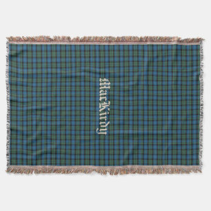 Couverture Clan MacKirdy Tartan Plaid Custom Throw Blanket