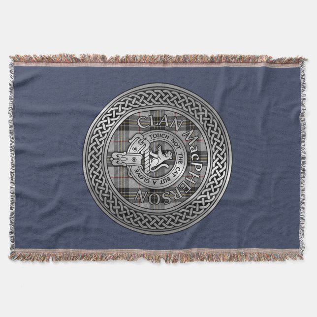Couverture Clan MacPherson Crest & Tartan Knot (Devant)