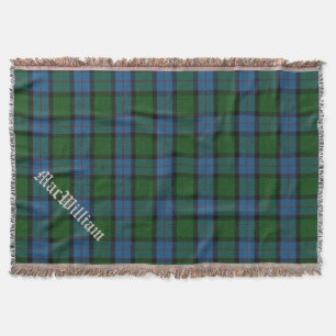 Couverture Clan MacWilliam Tartan Plaid Custom Throw Blanket