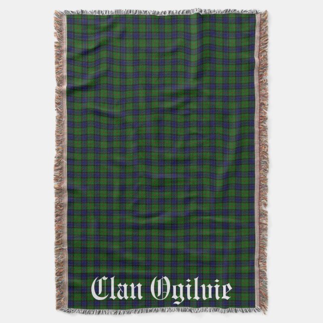Couverture Clan Ogilvie Tartan Plaid (devant Vertical)