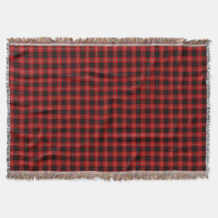 Couverture Clan tartan rouge et noir de Cunningham